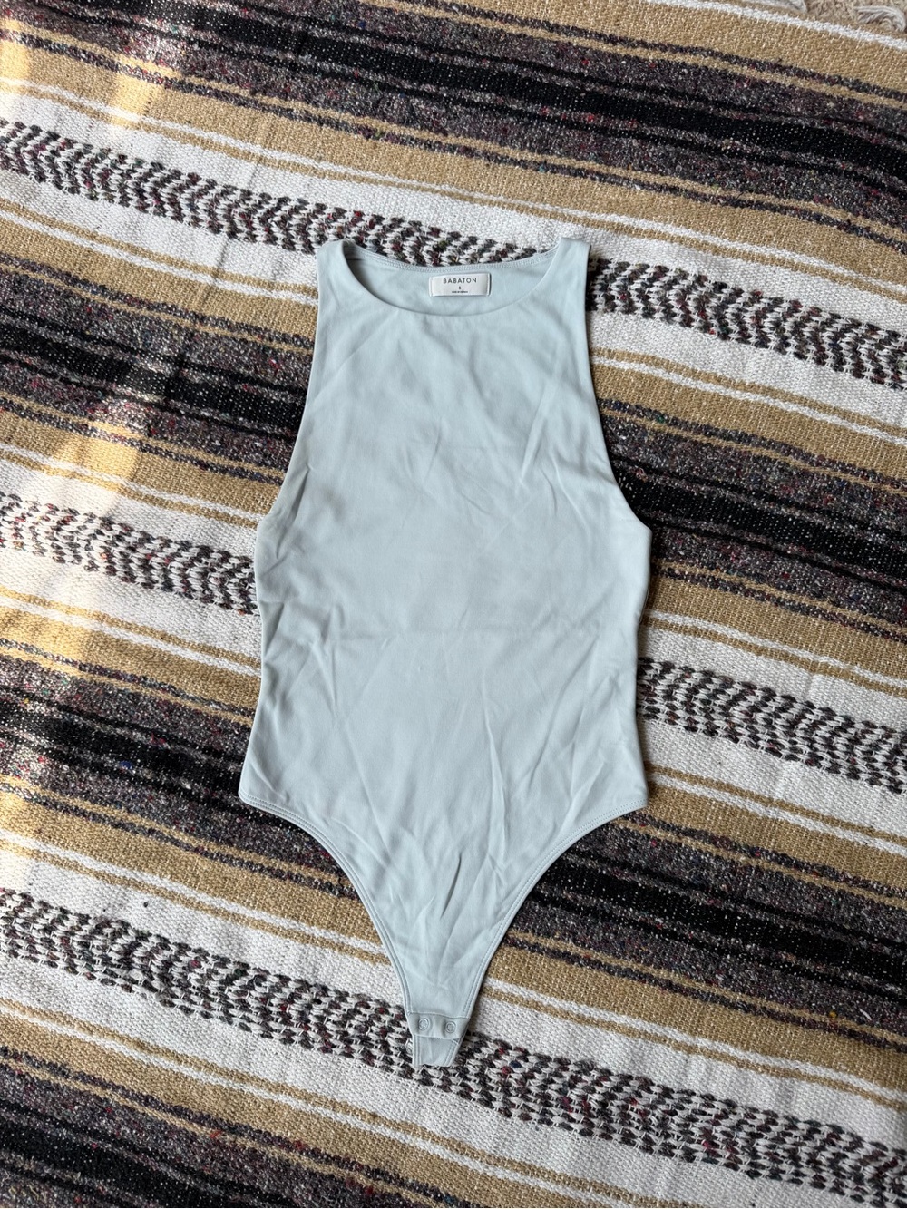 Babaton Light Blue One-Piece Bodysuit